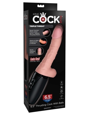 Компактная секс-машина King Cock Plus 6.5 - интернет-магазине интимных товаров sexshot.ru с доставкой по Москве и России 