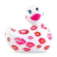 Вибратор-уточка Big Teaze Toys I Rub My Duckie 2.0, бело-розовый E29015 (жен. вибратор) - интернет-магазине интимных товаров sexshot.ru с доставкой по Москве и России 