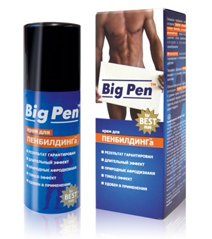 Крем Big Pen для мужчин 50 мл - интернет-магазине интимных товаров sexshot.ru с доставкой по Москве и России 