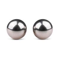 Вагинальные шарики Easytoys Silver Ben Wa Balls 19mm, серебряные ET076SIL - интернет-магазине интимных товаров sexshot.ru с доставкой по Москве и России 