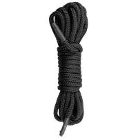 Веревка для связывания Easytoys Black Bondage Rope, 5м, черная ET247BLK - интернет-магазине интимных товаров sexshot.ru с доставкой по Москве и России 