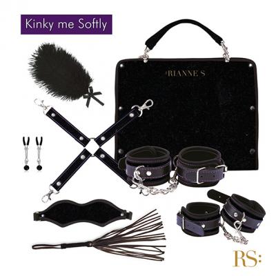 Набор Rianne S Kinky Me Softly Black E29086 (жен. набор) - интернет-магазине интимных товаров sexshot.ru с доставкой по Москве и России 