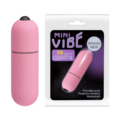 Baile Mini Vibe Розовая компактная вибропуля - интернет-магазине интимных товаров sexshot.ru с доставкой по Москве и России 