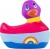 Вибратор-уточка Big Teaze Toys I Rub My Duckie 2.0, разноцветный E29009 (жен. вибратор) - интернет-магазине интимных товаров sexshot.ru с доставкой по Москве и России 