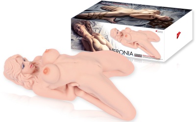 VERONIA, мастурбатор кукла вагина + анус без вибрации c двойным слоем материала - интернет-магазине интимных товаров sexshot.ru с доставкой по Москве и России 